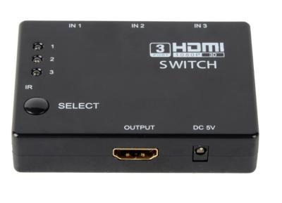 Chine La mini boîte de commutateur de 3x1 HDMI maintient la vidéo de haute résolution, l'intelligence ou le commutateur mécanique à vendre