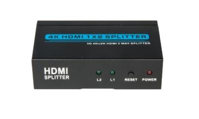 China 1x2 1 Port HDMI Signal Splitter Certified With Smart EDID Control , HDMI2.0 for sale