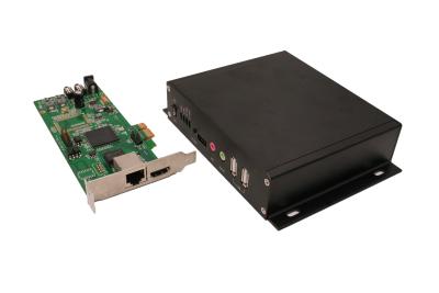 China Prolongamento do FCC HDBaseT HDMI do CE ROHS a 330 pés com o cartão do ponto de entrada & do LAN & do PCIE à venda