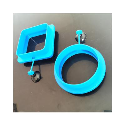 China Viable Aquarium Feeding Ring Floating Food Tray Feeder Square Circle Aquarium Accessory for sale