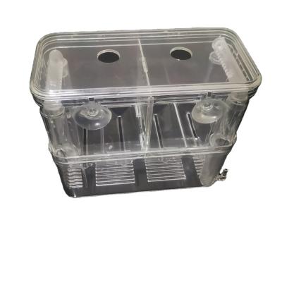 China Liveable Net L Size Breeding Hatch Baby Fish Tank Aquarium Water Isolation Box for sale