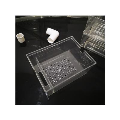 China 2022 Viable New Type Net Water Storage Drip Filter Three Layer Aquarium Drawer Box for sale