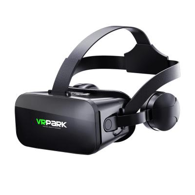 China ABS VRPARK J20 VR Glass 3D Virtual Reality Glass Headset with HIFI Headset Stereo Earphone for 4.7-6.7 inch Smart Phone for sale