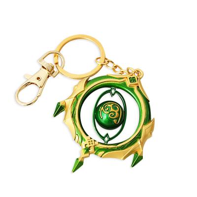 China Lovers Collectibles/Ornaments High Quality Metal Weapon Key Chain 3D Impact Genshin Key Chain Anime Toy Kids Gift for sale