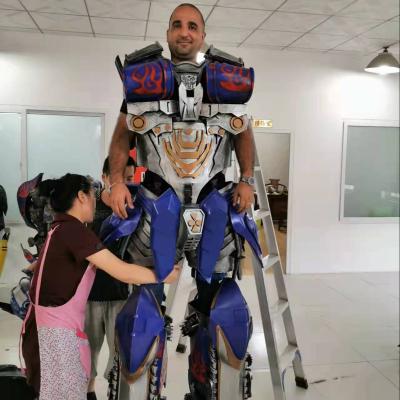 China Wearable Eva Life Size Realistic Adult Movie Robot Costume Cloth Robot Mascot Costumes for sale