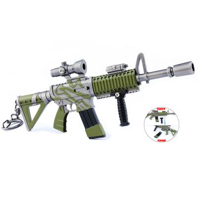 China Weapons Children Gifts Key Chains Men's Fortress Night Promotional Custom Wholesale Decoration/Gift/Backpack Gun Gifts for sale