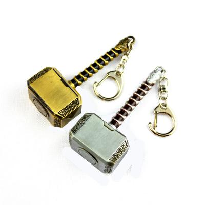 China Thor's Hammer Perfect Quality Game Thor's Hammer 100mm Keychain Souvenir Marvel Avengers Hammer for sale