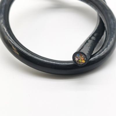 China High Flexible PUR S80 Cables For Use In Drag Chains 9*0.5mm2 for sale