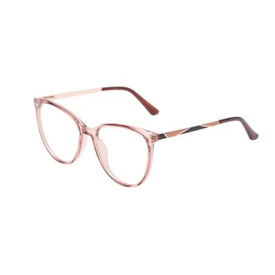 China Girl TR90 Classic TR Anti Glass Frame Metal Retro Blue Light Glasses for sale