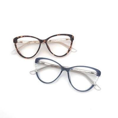 China TR7569 Ultra Clear Color Optical Glasses Fashion Cat Eye Glasses for sale