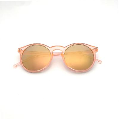 China High Quality Customizable High Quality Customizable Green Sunglasses Pink Lens Fashion Sunglasses Unisex Round Sunglasses for sale