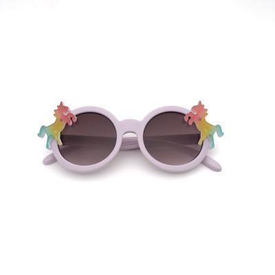 China Cute Boys and Girls Pony Round Sunglasses Children's Sunglasses High Quality Universal Fashion Sunglasses for sale