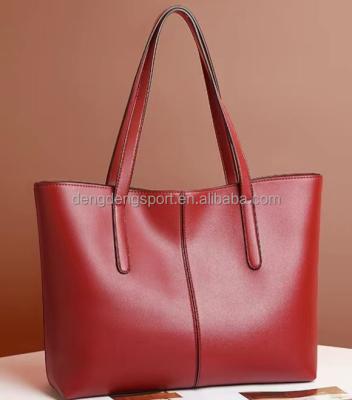 China Other 2022 New custom multi-color PU/PVC material with zipper Lady's single shoulder handbag Fashion tote bag for sale