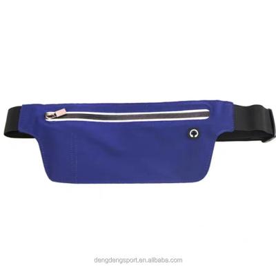 China Waterproof material + Oxford cloth Factory price sports running with waterproof mobile phone earphone Fanny pack waist bag for sale