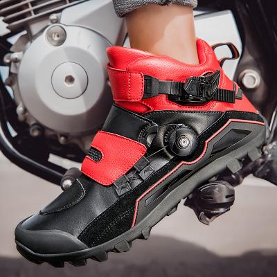 China Fastrider Durable Motorbike Rider Boots Casual Cycling Shoes Lightweight Breathable Leather Country Racing Car Motorcycle for sale