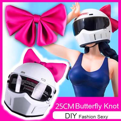 China Fastrider Car Styling Decoration Motorcycle Helmet Butterfly Tie Full Face Off Road Off Road Helmet Decoration Sticker Cosplay Car Styling for sale