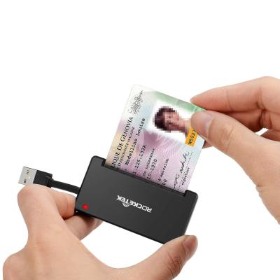 China Portable Ebanking Access Control Card Reader Common Access sim EMV Card Reader ISO 7816 USB Smart Card Reader for sale