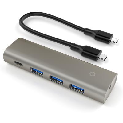 China 10Gbps Speed ​​4 Portable Factory Price ODM Ports 7 In 1 Supper Speed ​​10Gbps USB3.2 Splitter Type C 4 IN 1 Hub USB 3.0 Hub Adapter for sale