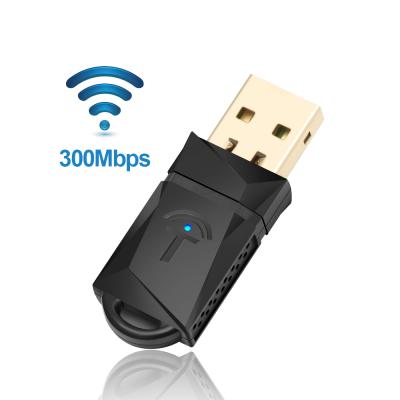 China Mini WI-FI Network Card 802.11n 300M Networking WI-FI Adapter USB 2.0 WiFi Adapter Mini WI fi Wireless Adapter 802.11n 300M Networking for sale