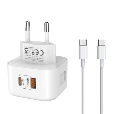 China PD 20W USB Type Charger Wall Fast Mobile Phone Adapters Charger EU UK USA Fast Charger Type C for sale