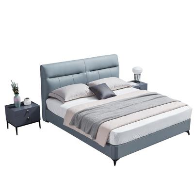 China Single Competitive Price Double Size Bed Design Fashion Technology Fabric Series King Size Bed Modern for sale