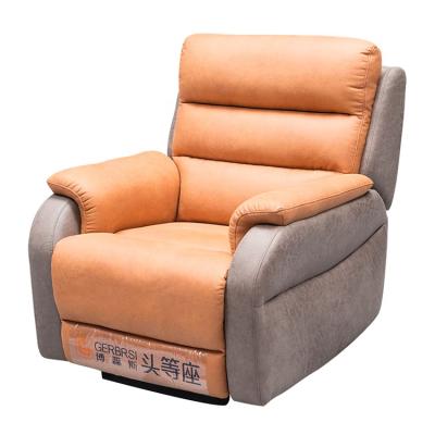 China Hot Selling 360 Degree Swivel Technology Adjustable Comfortable Fabric Living Room Chair Manual Recliner Chair (Height) for sale