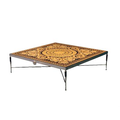 China Modern Italian French Style Living Furniture Stainless Steel Marble Coffee Tables Large Antique Home Top Luxury White Turkish Toom for sale