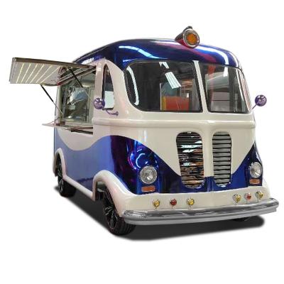 China Electric Mini Bakery Vintage Fast Food Truck Ice Cream Van for sale