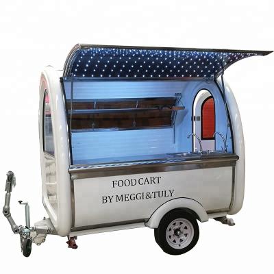 China Multifunctional Pancake Mobile Commercial Food Supply Towing Cart for sale