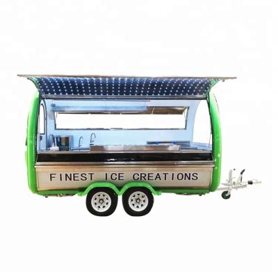 China Mobile Beverage Plant Maker Food Truck Fast Food Van Food Trailer Cart for sale