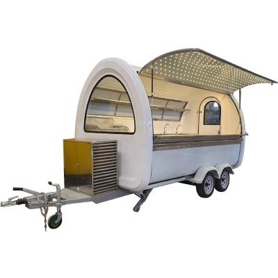 China Beverage Factory Mobile Food Trailer Commercial Hot Dog Cart for sale