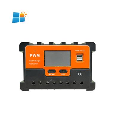 China Supplier high voltage golden pwm charger controller USB output -Internet 24v 12v 10a 20a reasonable price solar charge controller for sale