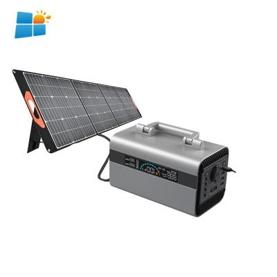 China Outdoor Portable Power Bank Station Wireless Charging Station 100w 1500W 2000WH Portable Station With Solar Panel for sale