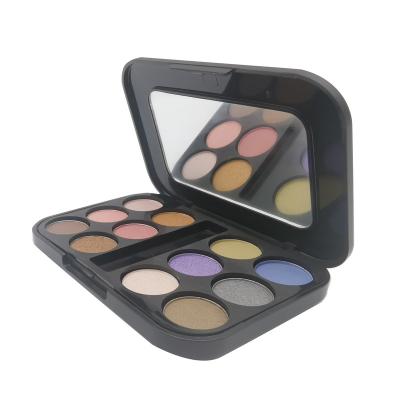 China Waterproof high quality girls luxury 12 color haunted your eyeshadow palette is customizable for sale