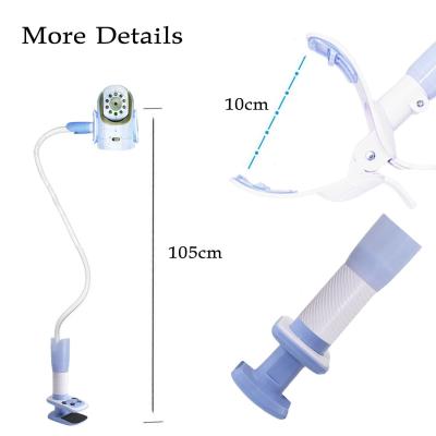 China Adjustable Flexible Adjustable Baby Monitor Bracket with Flexible Neck Monitor Shelf Infant Video Nursery Camera Holder for sale