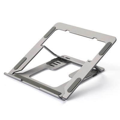 China 2021 Hot Sale Aluminum Adjustable Foldable Foldable Laptop Stand Foldable Laptop Stand for sale