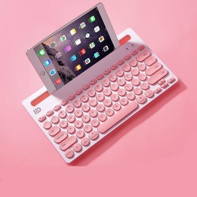 China Android Keyboard Tablet Wireless Quiet Wireless Lightweight Phone Keyboard Beautiful Portable for sale