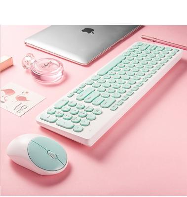 China High Quality 2.4g Wireless Keyboard and Mouse Desktop Set Wireless Combo Computer Keyboard and Mouse for sale