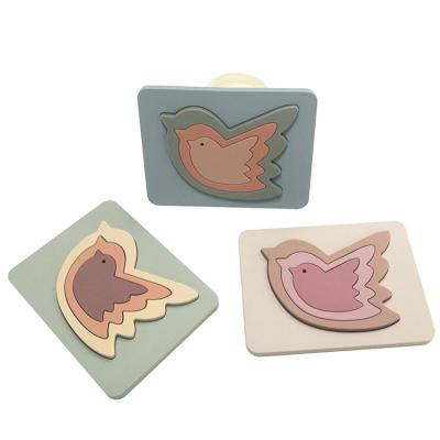 China Educational Type of Toy Montessori Preschool Bird Size Puzzle Game for Kids Study for sale