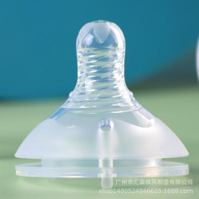 China BPA Free Silicone Baby Bottle Teat Nipple Food Grade For Baby for sale