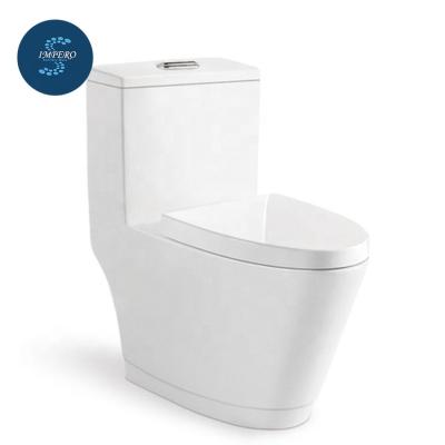 China Factory Supply Professional Elegant Design Double-Flow One Piece Toilet For Sale for sale