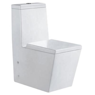 China WC Sanitary Ware Double-Flow Suites Bathroom Ceramic Freestanding Toilet One Piece Toilets for sale