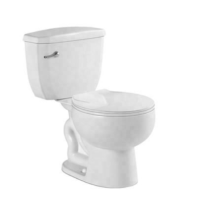 China White Sanitary Ceramic Toiletries Double-Flow Toiletries Siphonic Two Piece Toilet For Hotel Bathroom for sale