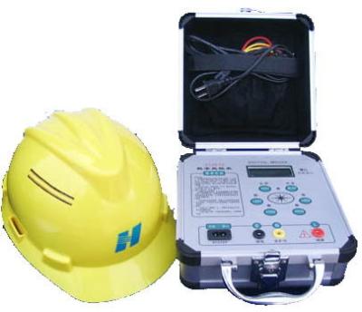 China EN 397 And ANSI Z89 Standard Portable Safety Helmet Anti Static Resistance Tester for sale