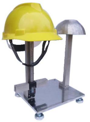 China Simple Style Helmet Testing Equipment For Wearing Height Measuring Vertical Spacing for sale