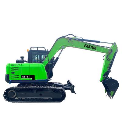 China Construction Material Shops Best Price China Made Middle Excavator Middle Crawler Digger 7.5 Ton For Sale for sale