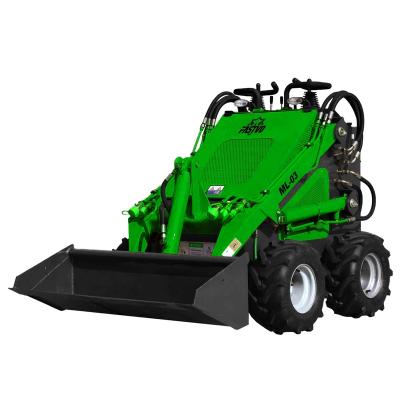 China Home Layout and Use FASTVO ML-03 EPA Approved Wheel Loader Mini Skid Steer Loader for Sale for sale