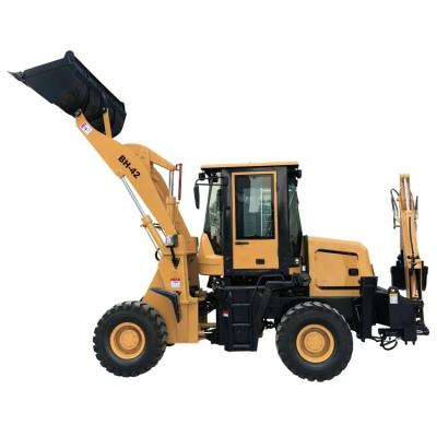 China Backhoe Loader Earth Working FASTVO BH-42 Backhoe Moving Excavator Loader For Sale for sale