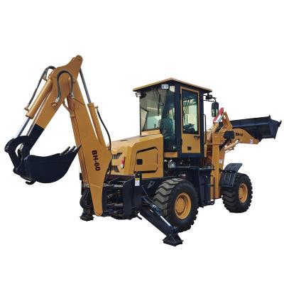 China Stores BH-60 Mini Backhoe Loader Construction Material Excavator and Compact Backhoe Loader for sale