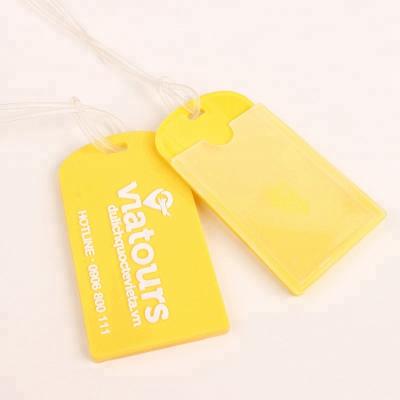 China Luggage Tag For Custom Soft Rubber Color PVC Tag Luggage Moving Tag With Name Card Insert For Moving for sale